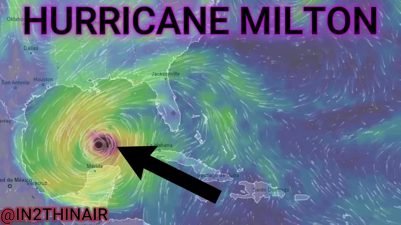 HURRICAN MILTON COMING TO FLORIDA OCT 9-FULL BREAKDOWN @IN2THINAIR