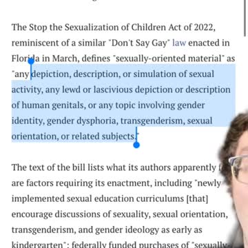 Stop Sexualization of Children Act