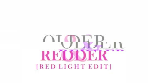 Older & Redder [Red Light Edit] - George Michael