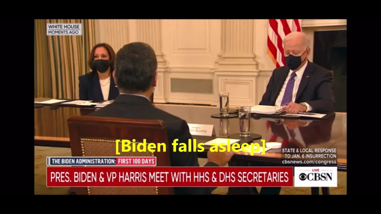 Joe Biden Falls Asleep on Live TV!