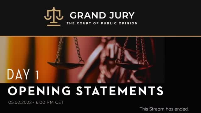 Opening Session of the Grand Jury Proceeding the Court of Public