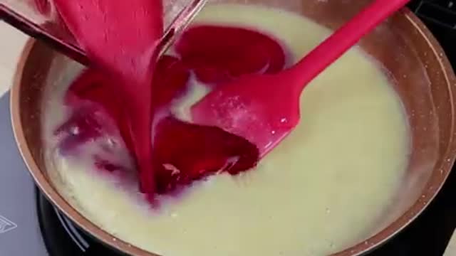 MIXED CONDENSED MILK WITH JELLY AND THE RESULT WILL SURPRISE YOU