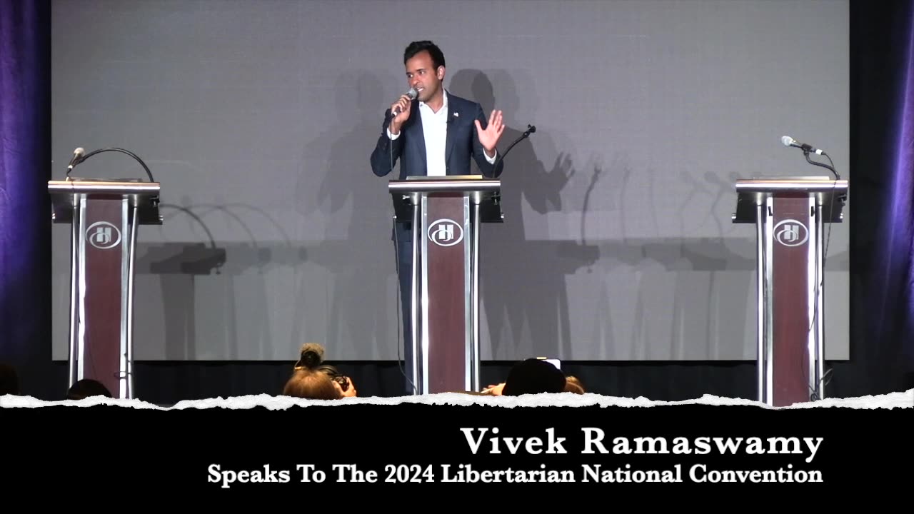 Vivek Ramaswamy Talks 2024 Election With The Libertarian National Convention In Washington D.C.