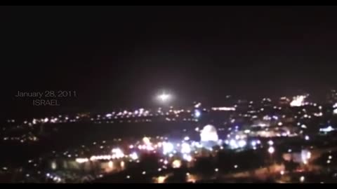 The Most Shocking UFO Footage Ever! 2011 UFO over Jerusalem