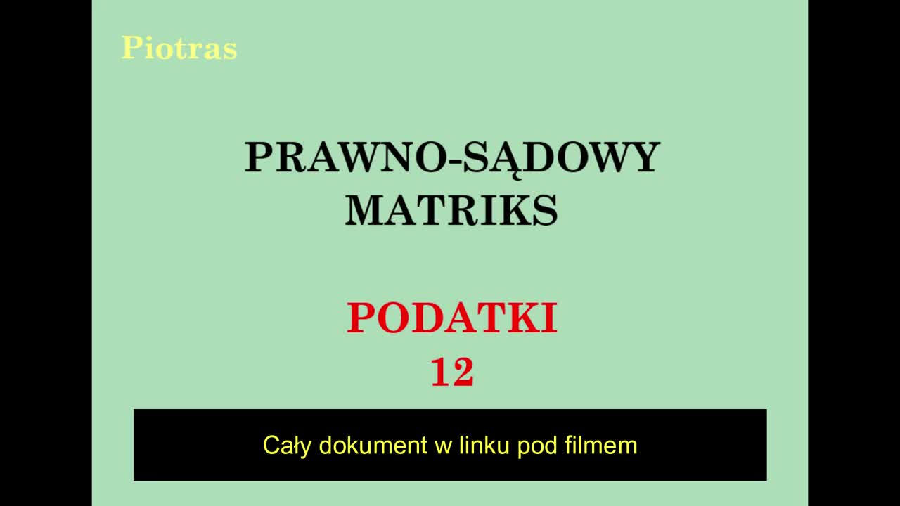 Wyskakujemy z gara Podatki