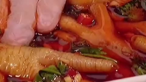 Chicken feet soaked in divine sauce | Amazing short cooking video | Recipe and food hacks