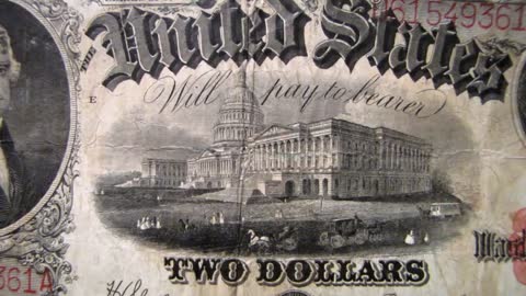 1917 US $2 NOTE