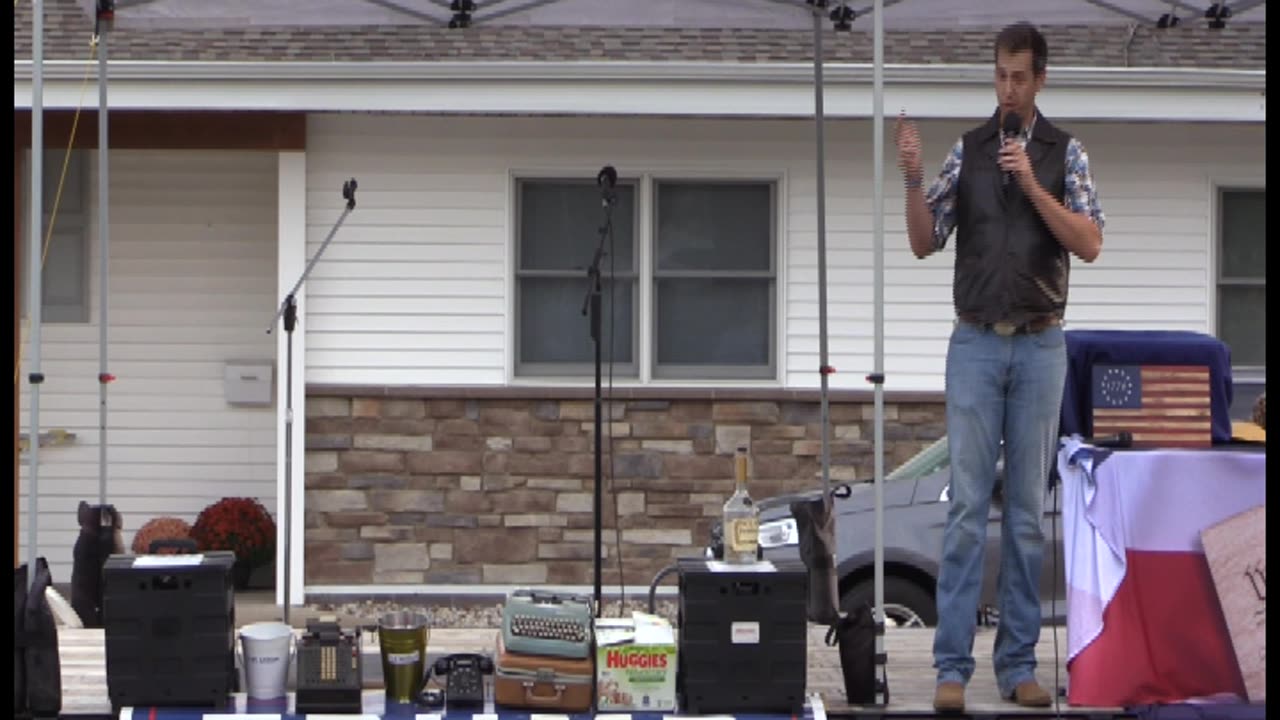 Seth Keshel for Southwest Wisconsin Patriot's Rally in Cuba City WI