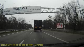 Collision Causes Car to Flip