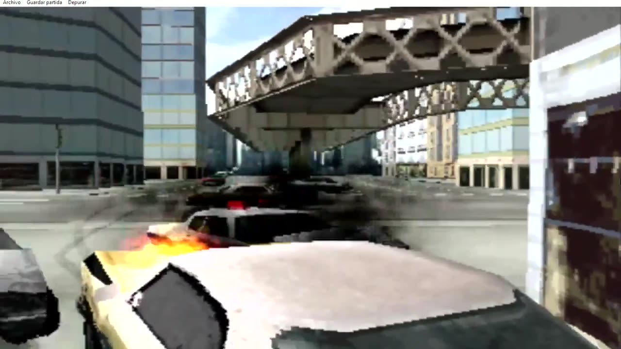 High speed chase of a 1972 Oldsmobile 442 car in Chicago in Driver 2 - Part 7