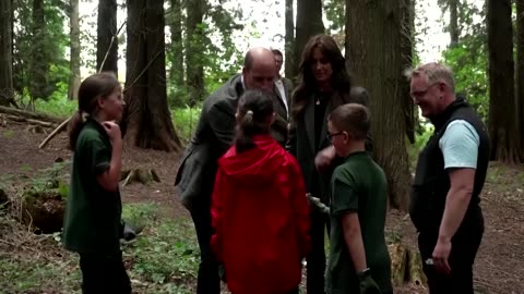 Britain's royals spend a day in the countryside