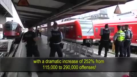 merkel STASI GOVERNMENT HIDES CRIME STATS OF CRIME PERPETRATED BY ILLEGAL ALIENS