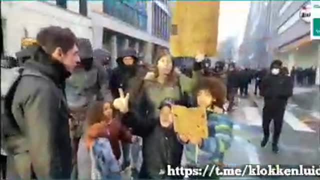 NWO TROOPS ESCALATE AND SHOOT CHILDREN WITH WATER CANNONS