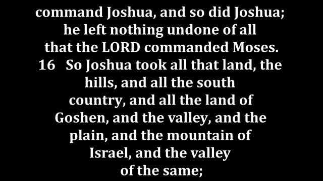 Joshua 11 King James version