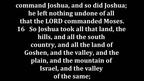 Joshua 11 King James version