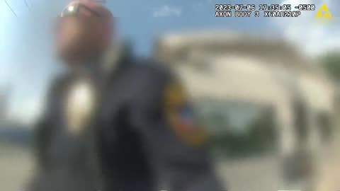 Bowling Green Police Department Officer Matt Davis bodycam shows him being shot by Esteban Lowery