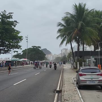 Copacabana Beach Brazil Rio de Janeiro