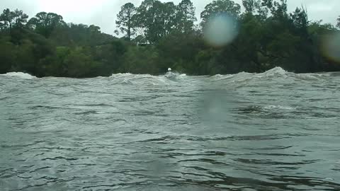 Old school kayak surf