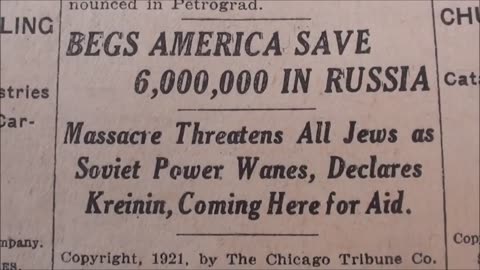 6 MILLION JEWS 1915-1938 from 10 NEWSPAPERS?