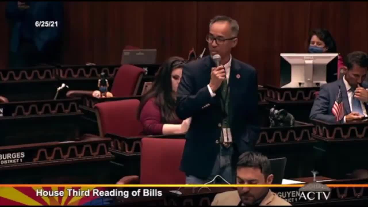 Arizona state Republican schools Democrat on 'white supremacy' vs 'communism'