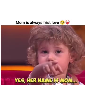Mom is always first love 💗