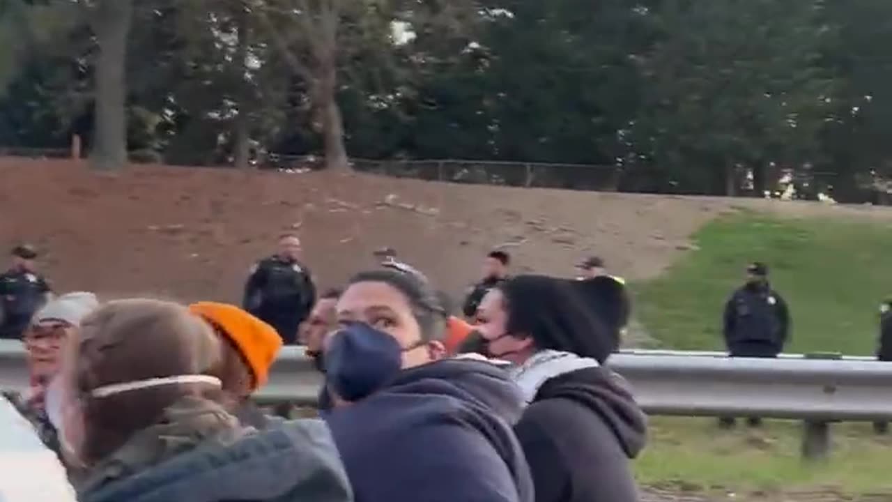 Israel protesters have shut down a highway in Durham NC