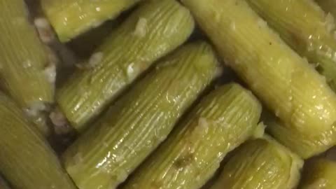 Food Zucchini with rice