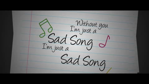 We The Kings - Sad Song (Lyric Video) ft. Elena Coats