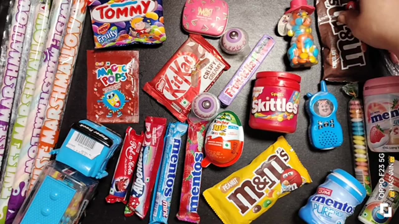 massmelo kitkat skittles Tommy MSM mentos candy lollipop mentors kinder Joy