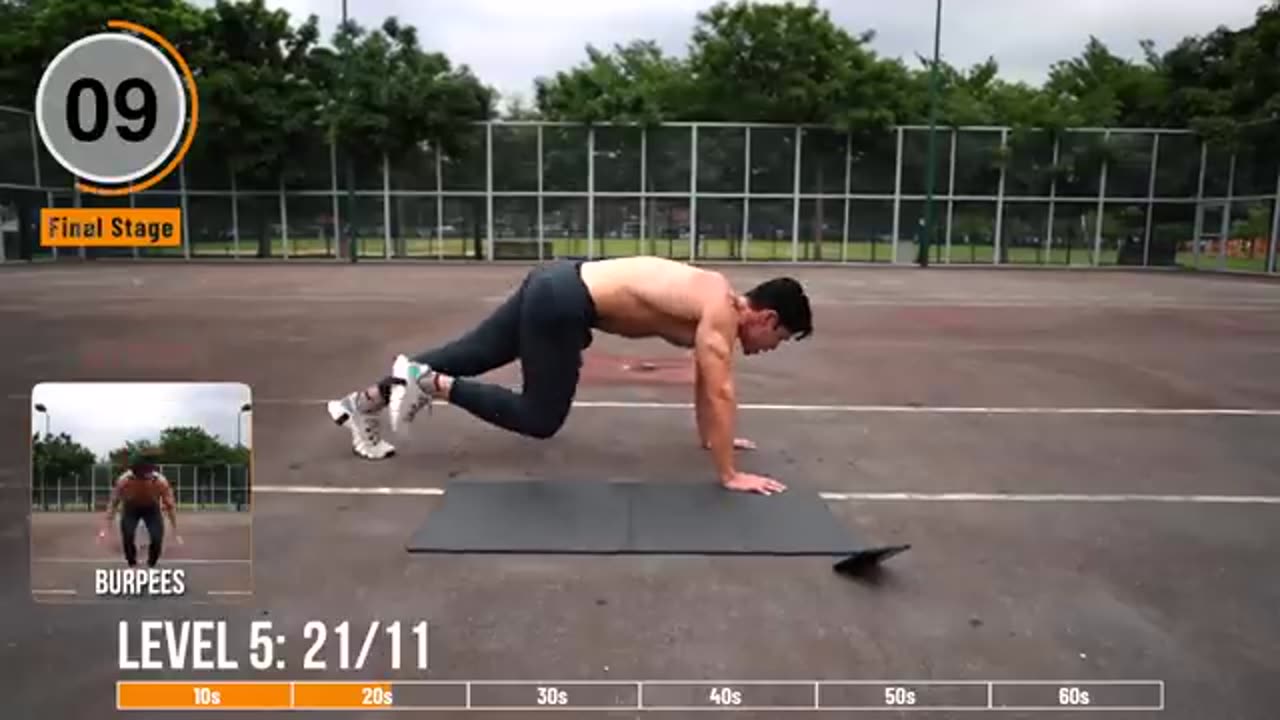 15 Minute Hardcore Bodyweight Endurance & Weightloss (Level 4-5) #fitness #usa #canada