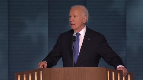 President Biden passes the torch to VP Kamala Harris in historic DNC speech in Chicago