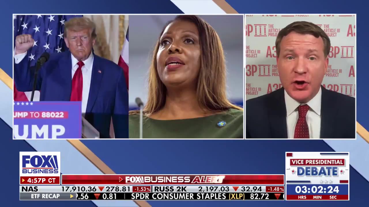 Mike Davis: Tish James unlawfully weaponized a NY statute to target Trump for political gain