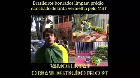 Vandalismo dos militantes de esquerda