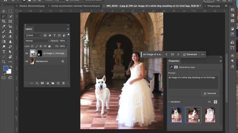 24—Generating content for your images, using ai in Photoshop