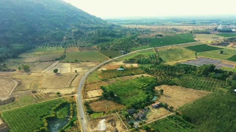 Mountainside rural area