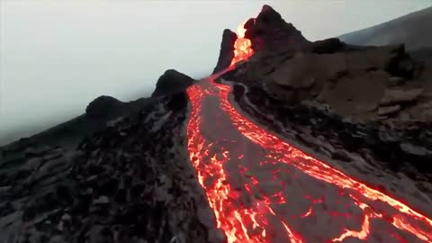 Insane Iceland Volcano Drone Footage123