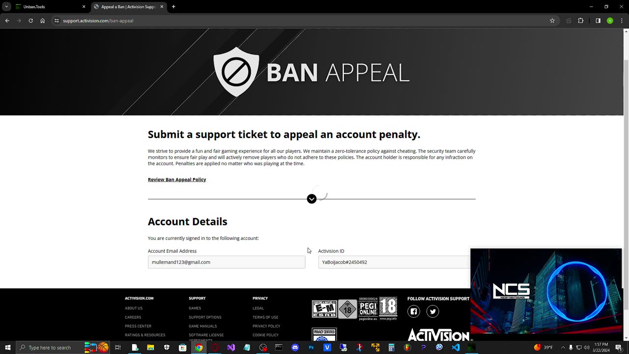 COD UNBAN TOOL