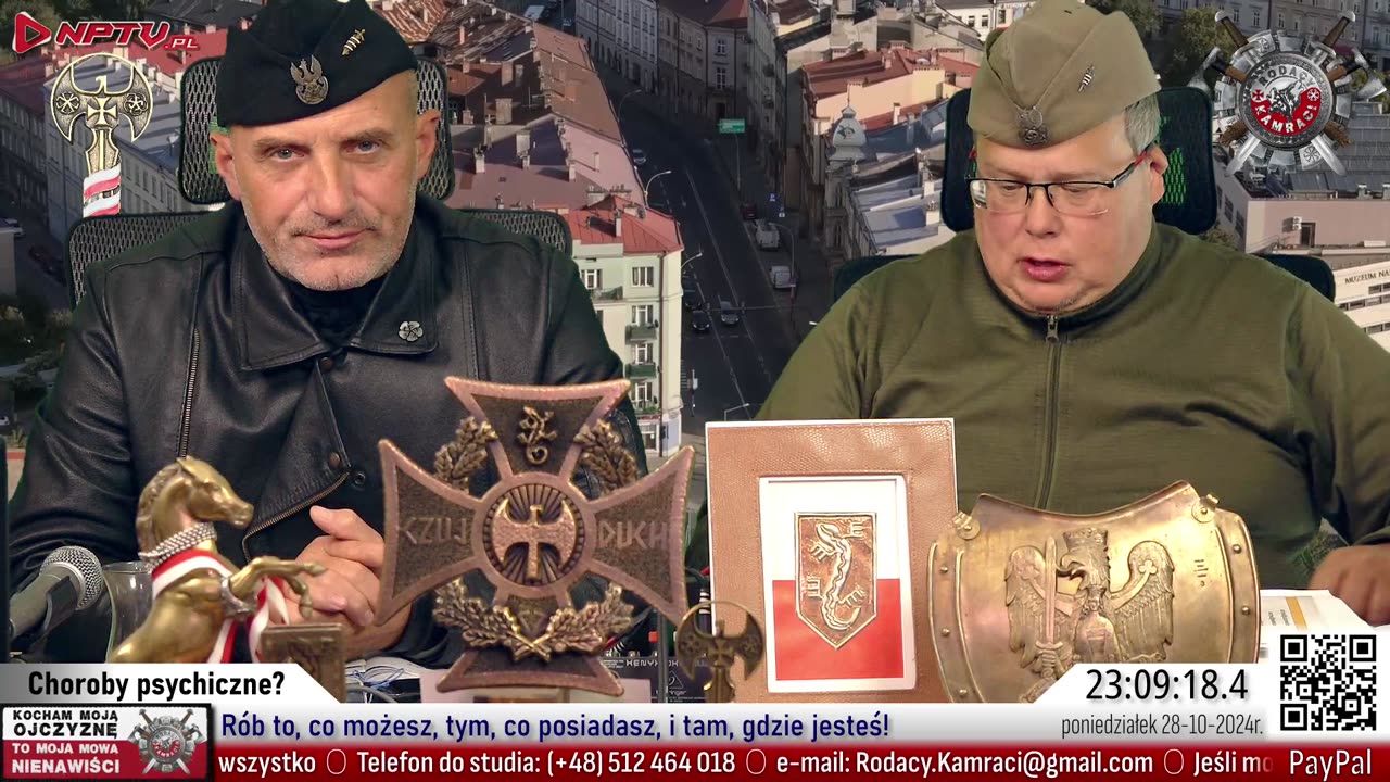 Choroby psychiczne? Pon. 28.10.2024r. W. Olszański, M. Osadowski Rodacy Kamraci NPTV.pl