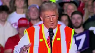 President Trump tells the story of how the #garbagetruck and the orange vest came to be.