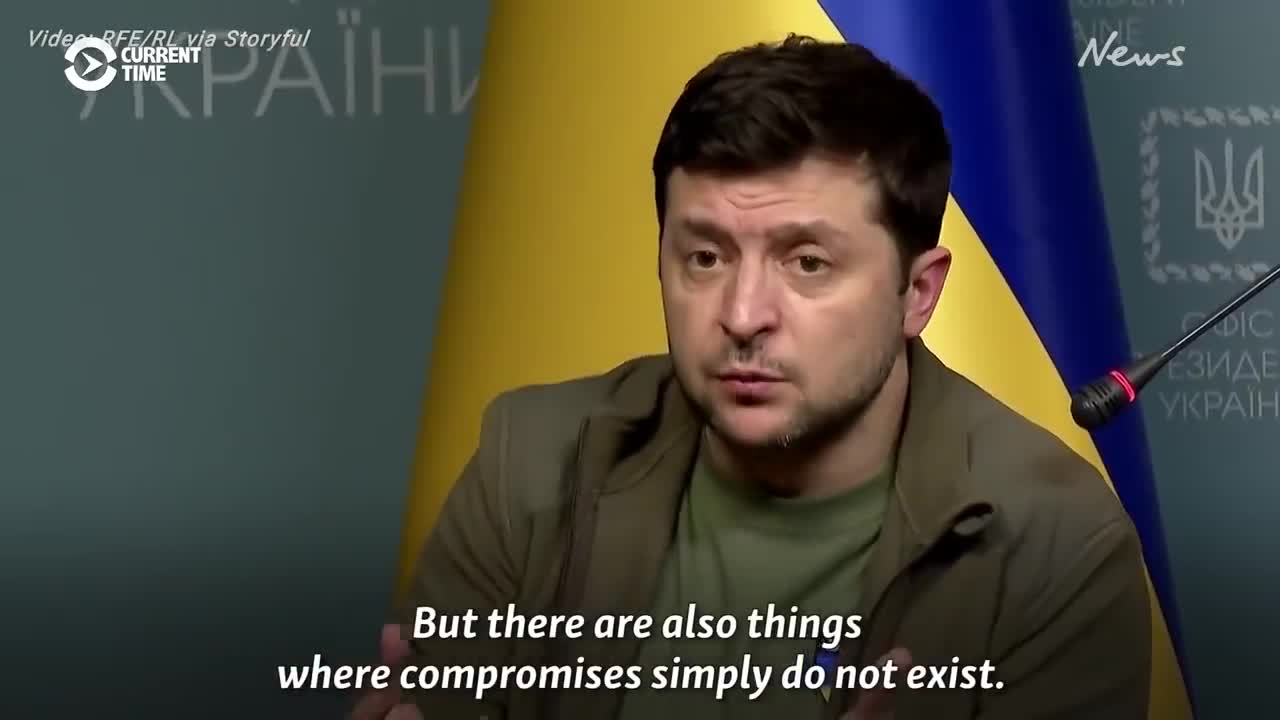 President Zelensky says he welcomes compromise with Russia