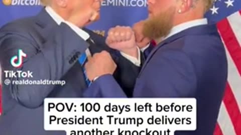 100 days to president trump wins the election tiktok promo