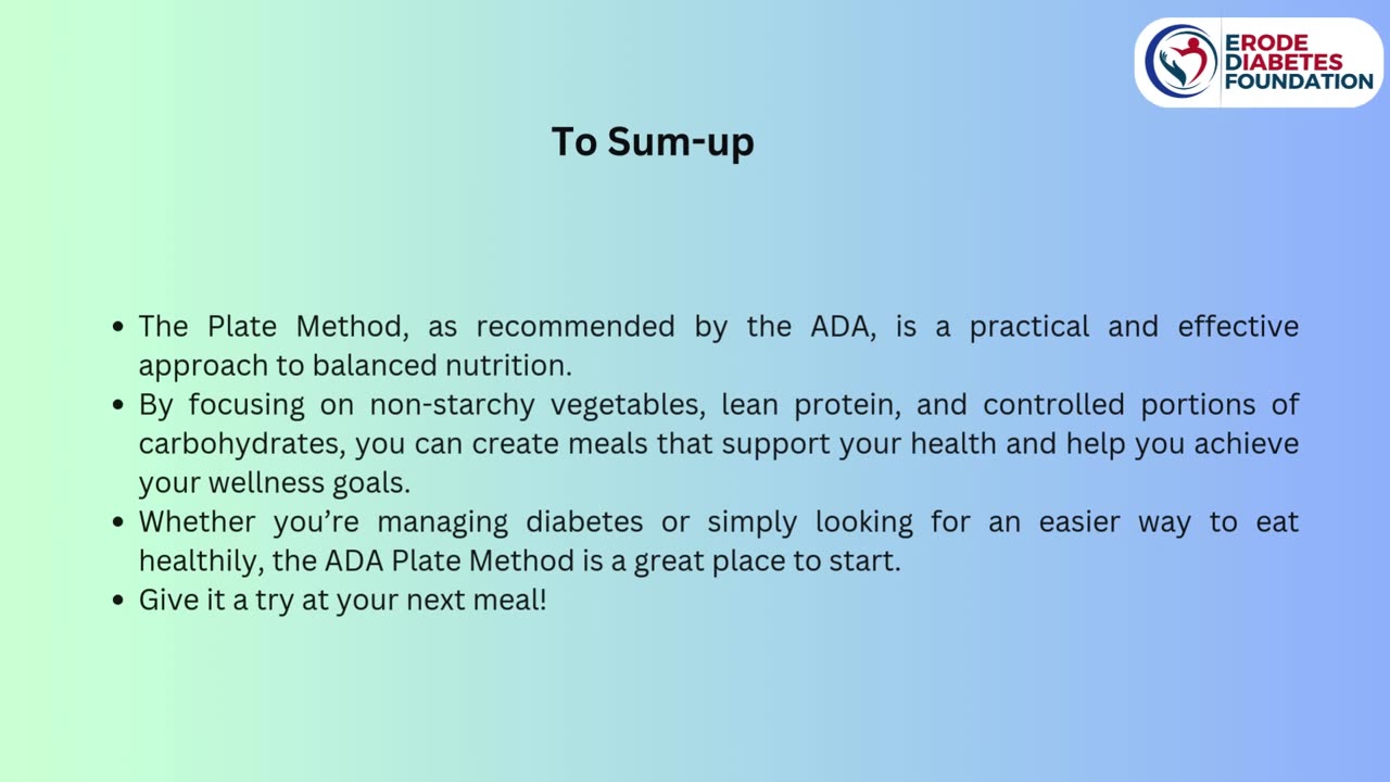 The Plate Method as Your Guide to Balanced Nutrition