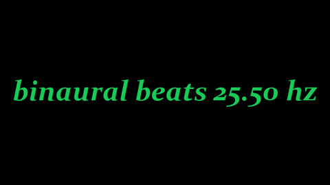 binaural beats 25.50 hz