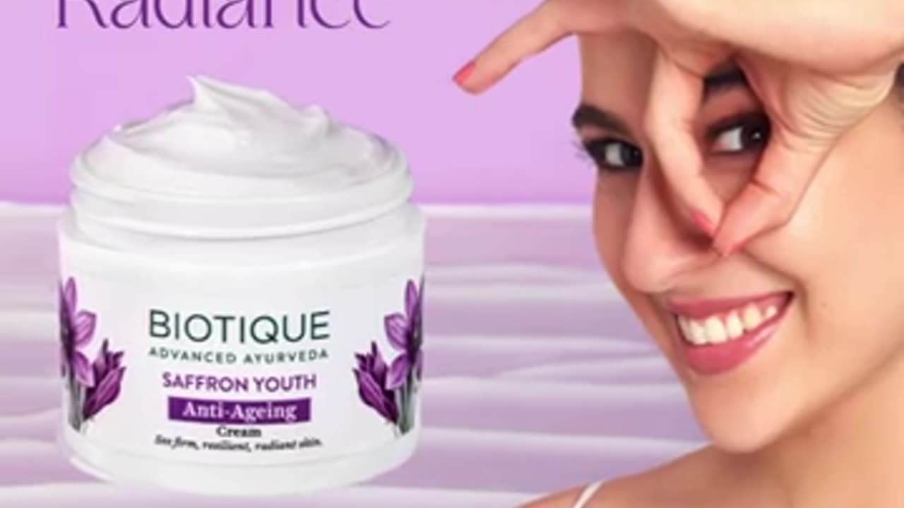 Unlock Radiant Skin with Biotique Saffron Anti-Ageing Cream