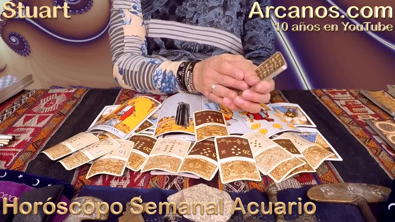 ACUARIO ENERO 2018-03-14 al 20 Ene 2018-Amor Solteros Parejas Dinero Trabajo-ARCANOS.COM