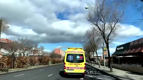 Madrid ambulance crew sees hope amid the heartbreak