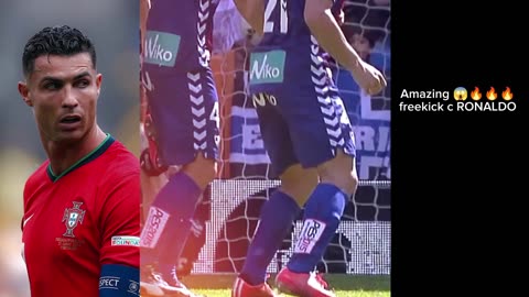 Freekick c RONALDO amazing