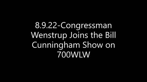 Wenstrup Joins The Bill Cunningham Show to Discuss the FBI's Raid of Trump's Home