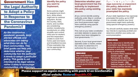 Restored Republic via a GCR Update as of August 20, 2024