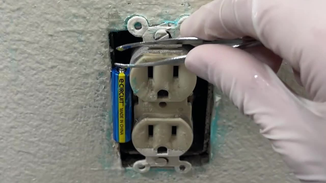 Electrician Stumbles Upon a Surprising Object Inside an Outlet